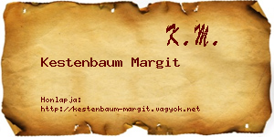 Kestenbaum Margit névjegykártya
