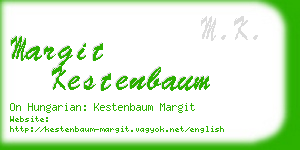 margit kestenbaum business card
